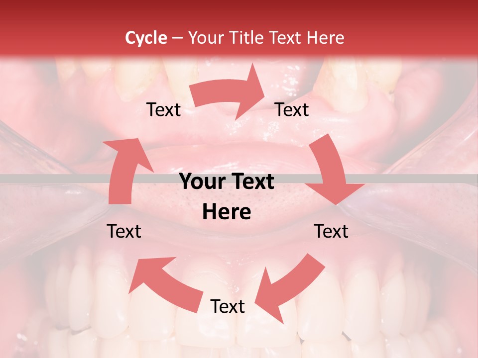 Clinic Patient Mouth PowerPoint Template