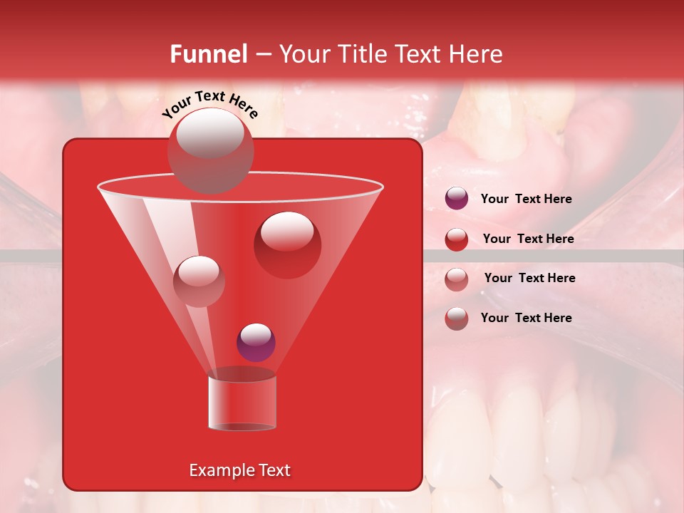 Clinic Patient Mouth PowerPoint Template