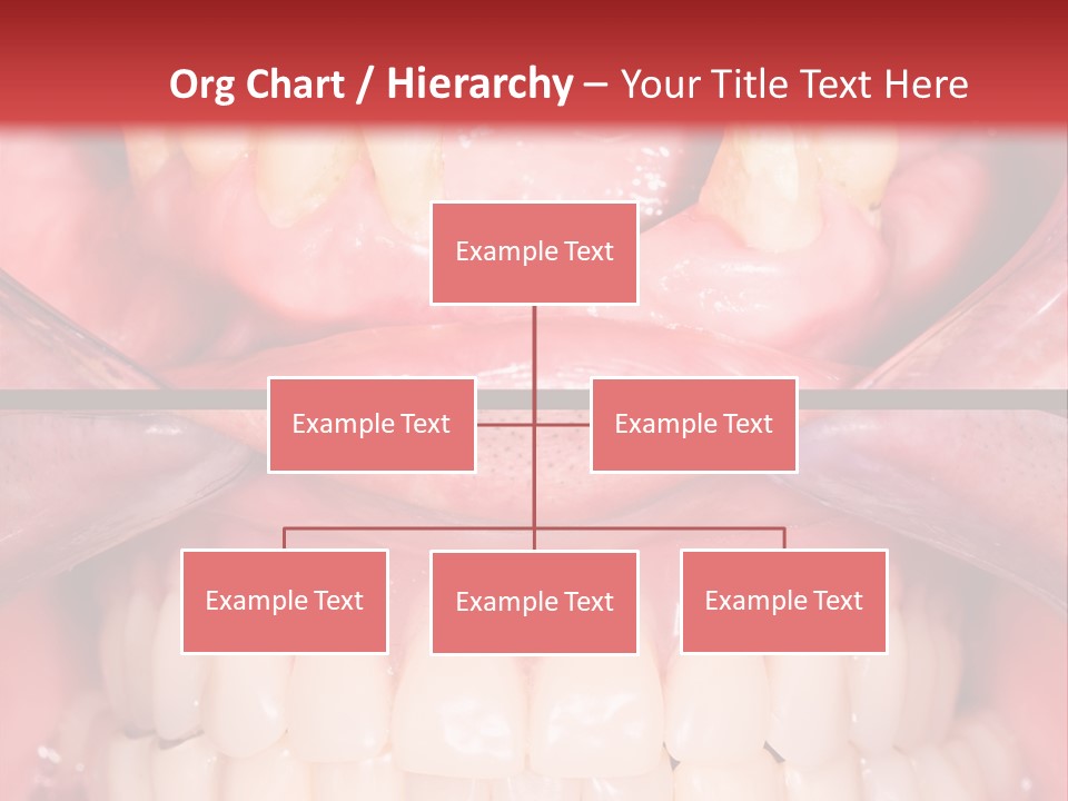 Clinic Patient Mouth PowerPoint Template