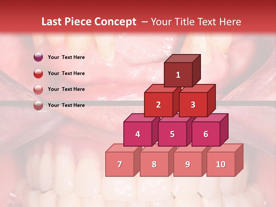 Clinic Patient Mouth PowerPoint Template