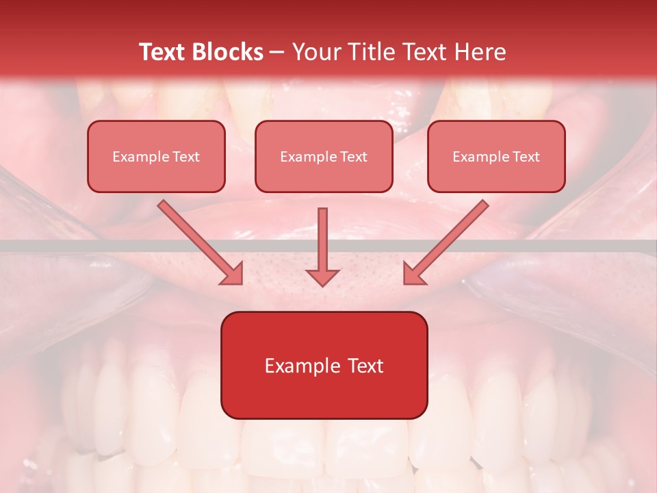 Clinic Patient Mouth PowerPoint Template