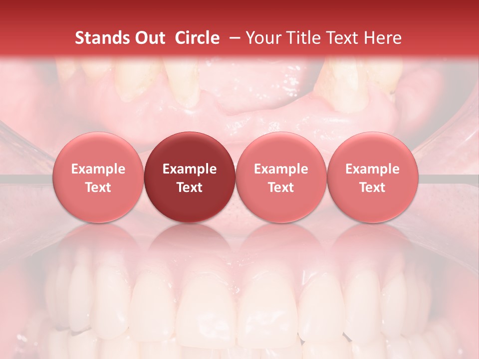 Clinic Patient Mouth PowerPoint Template