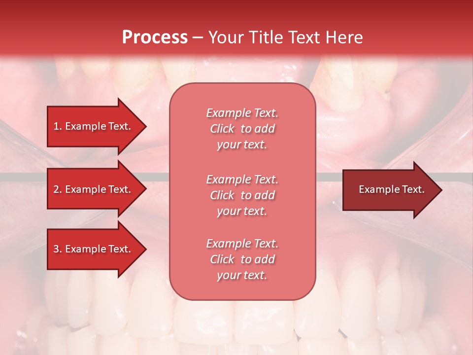 Clinic Patient Mouth PowerPoint Template