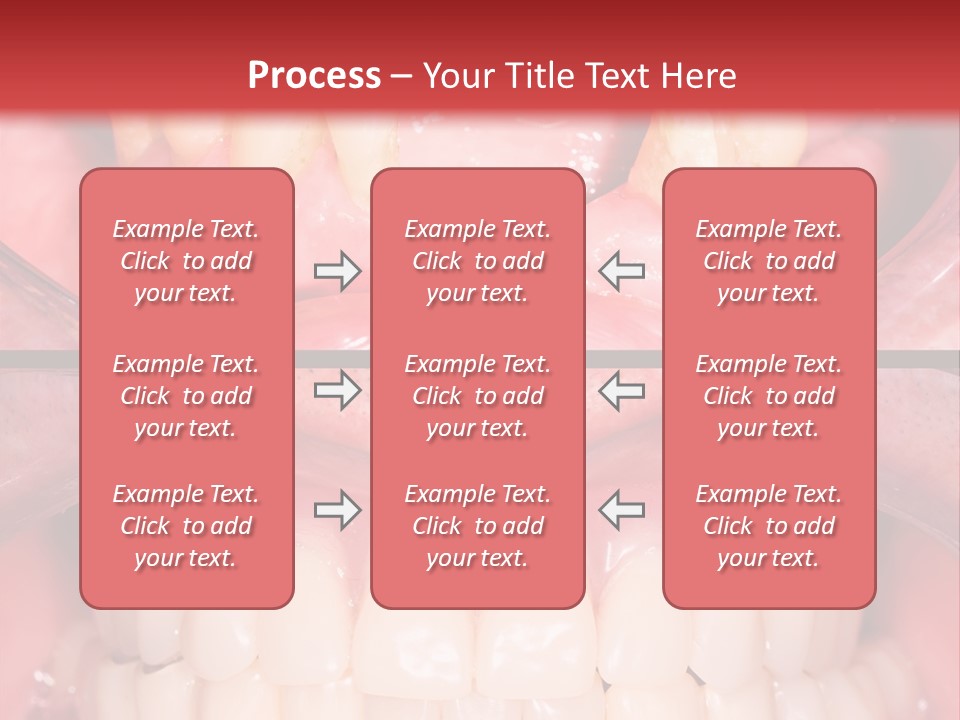 Clinic Patient Mouth PowerPoint Template