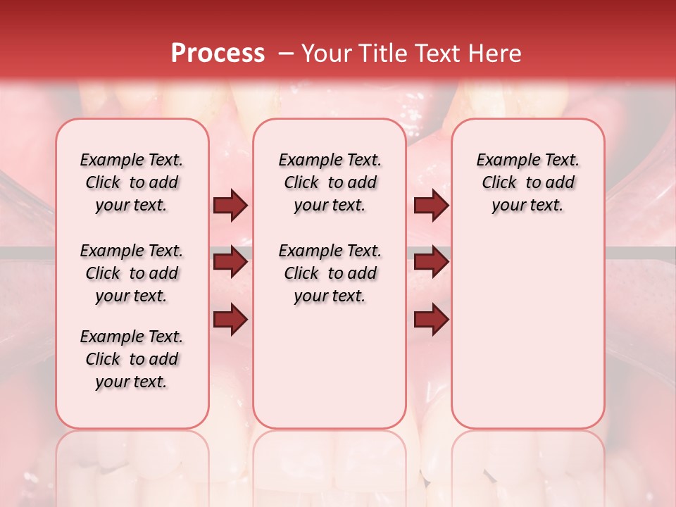 Clinic Patient Mouth PowerPoint Template