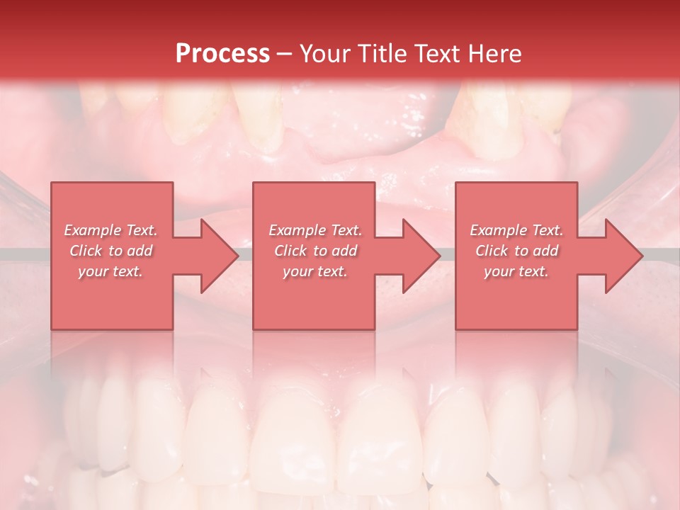 Clinic Patient Mouth PowerPoint Template