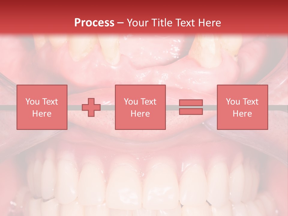 Clinic Patient Mouth PowerPoint Template