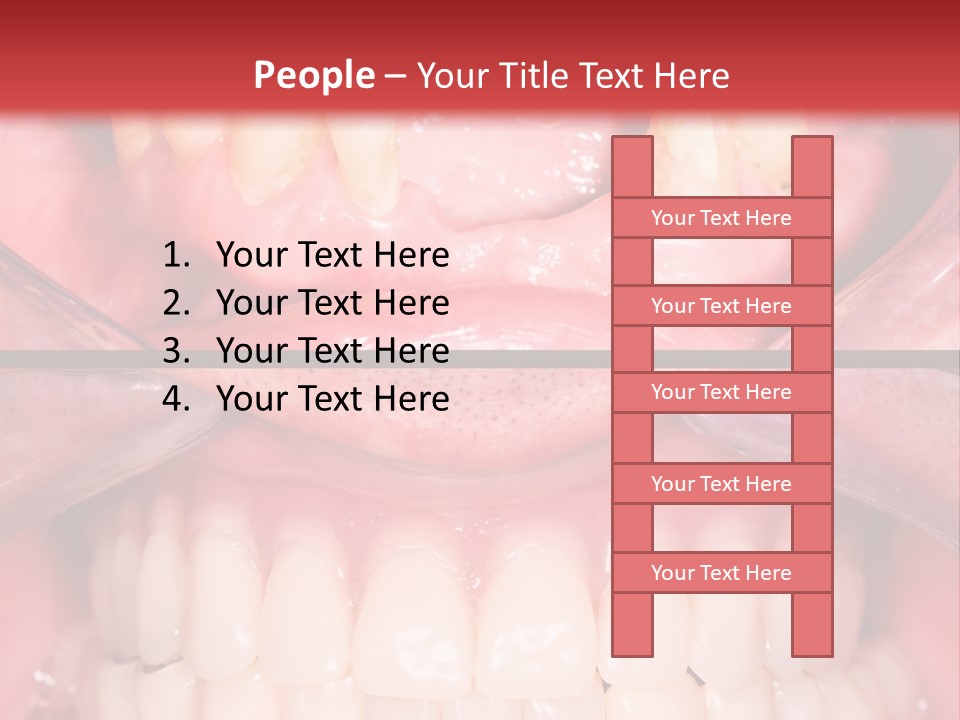 Clinic Patient Mouth PowerPoint Template