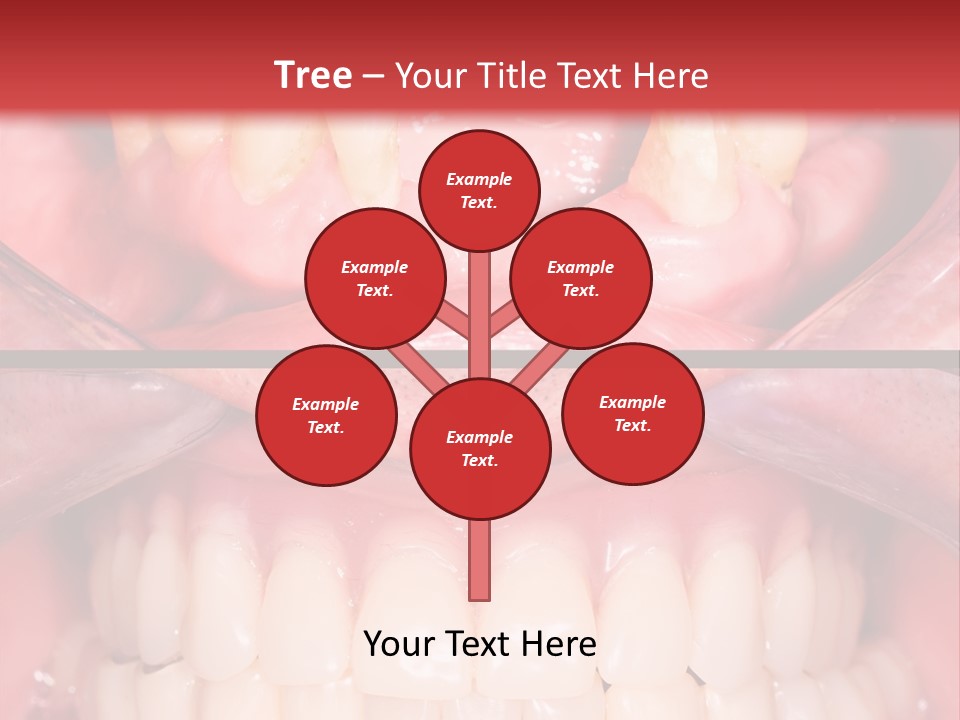 Clinic Patient Mouth PowerPoint Template