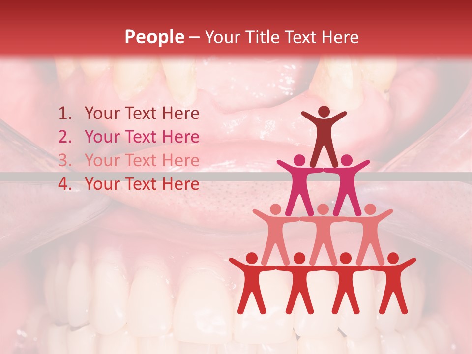 Clinic Patient Mouth PowerPoint Template