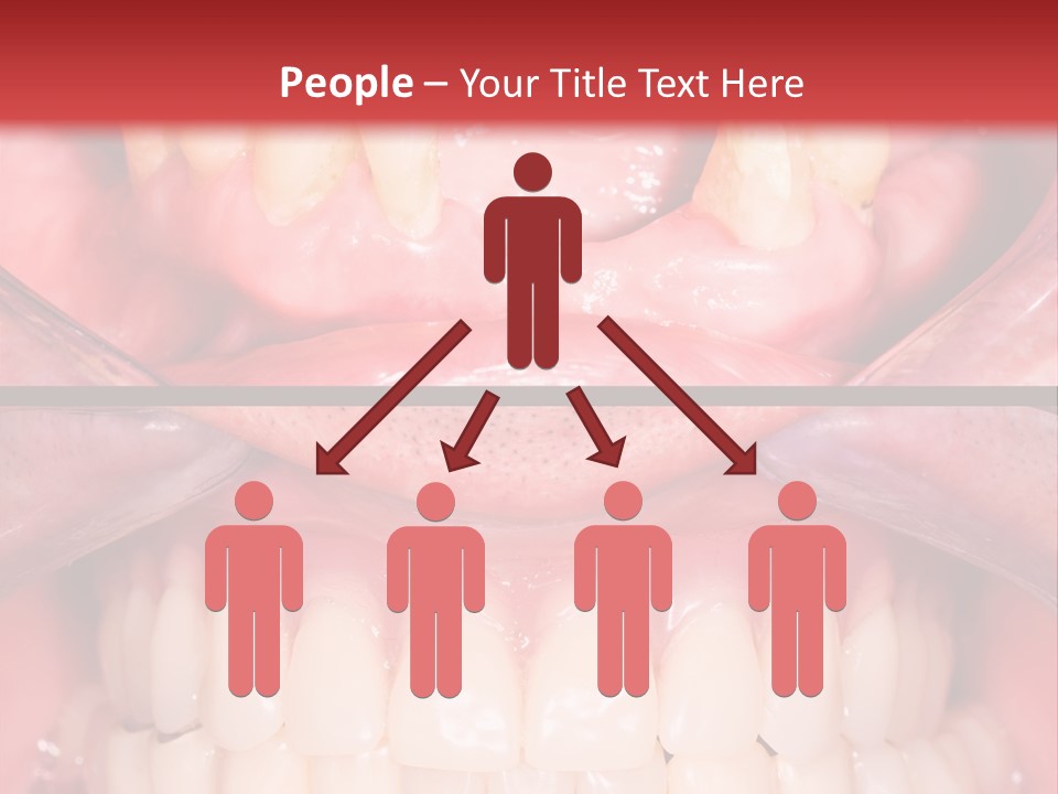 Clinic Patient Mouth PowerPoint Template