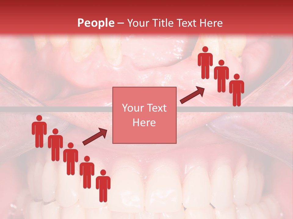 Clinic Patient Mouth PowerPoint Template