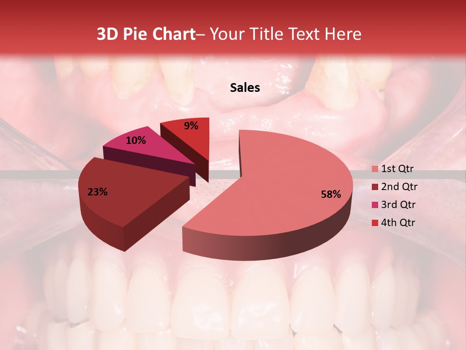 Clinic Patient Mouth PowerPoint Template