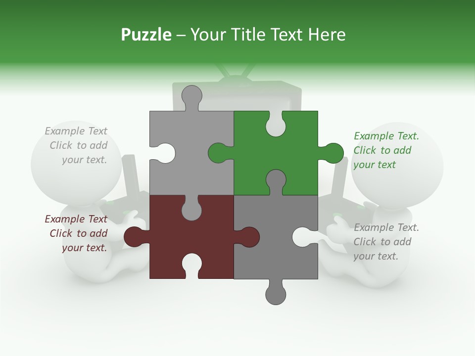 Video Game Videogame Holding PowerPoint Template