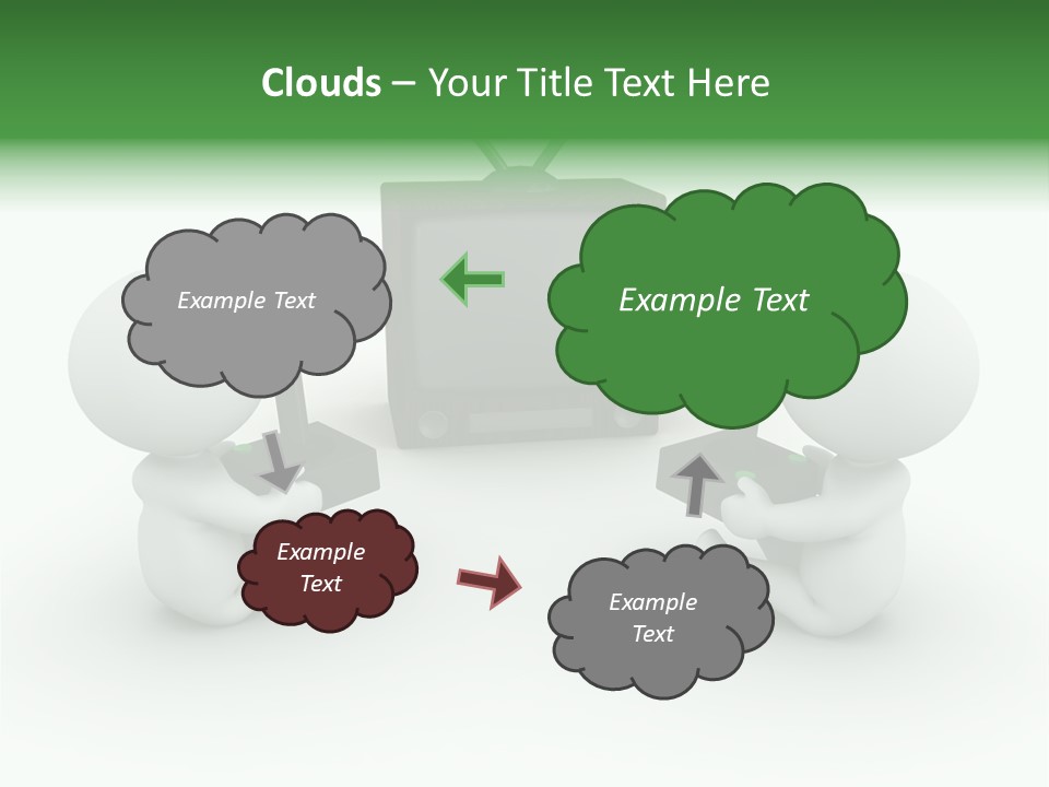 Video Game Videogame Holding PowerPoint Template