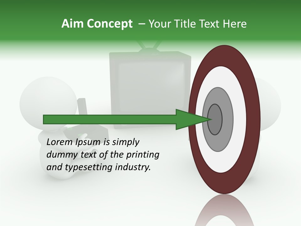 Video Game Videogame Holding PowerPoint Template