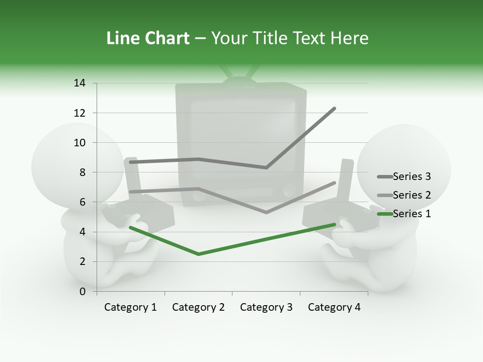 Video Game Videogame Holding PowerPoint Template