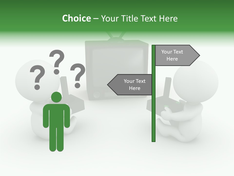 Video Game Videogame Holding PowerPoint Template