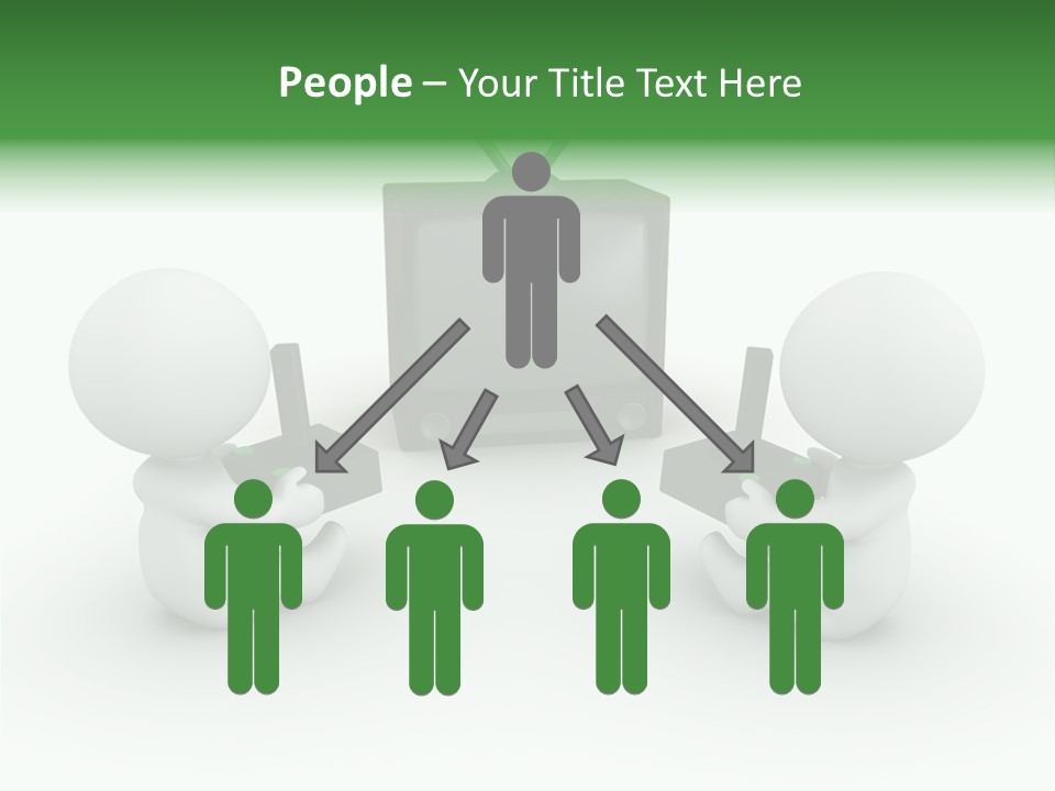 Video Game Videogame Holding PowerPoint Template