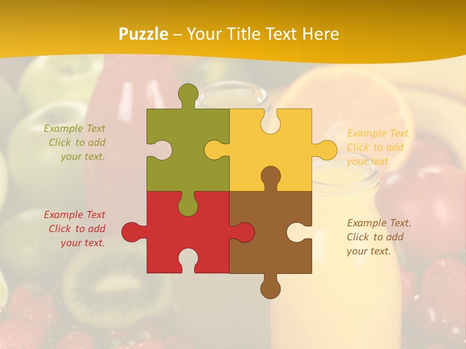 Berry Fresh Juice PowerPoint Template