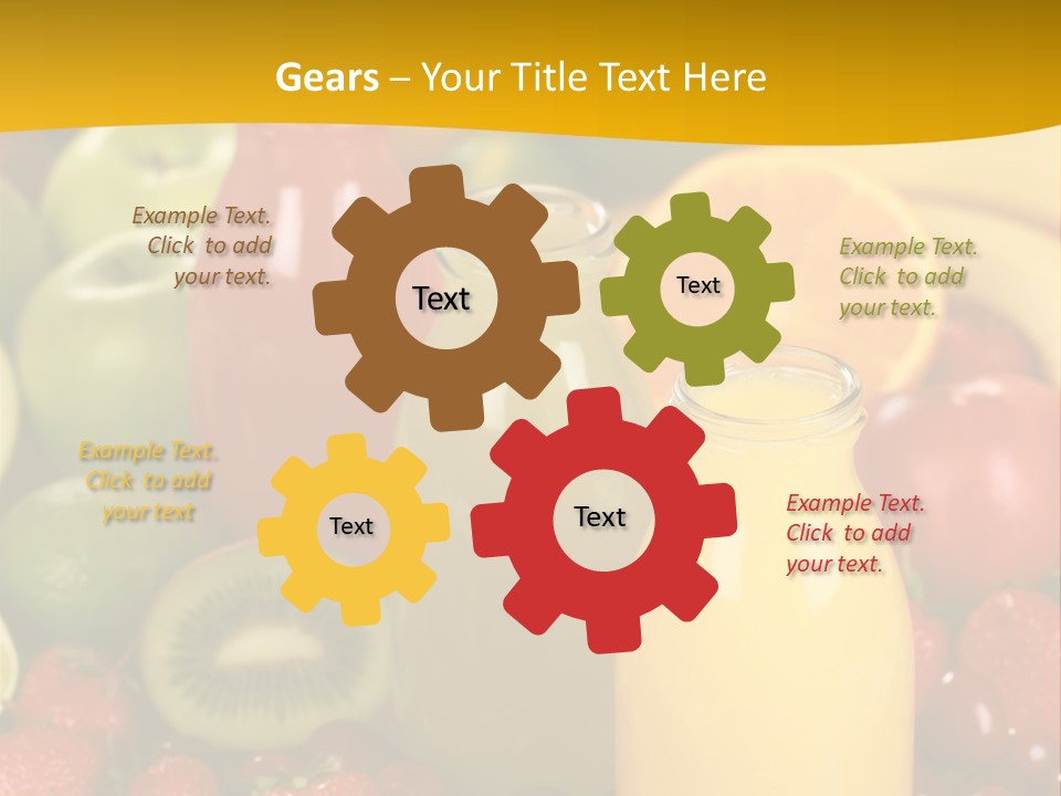 Berry Fresh Juice PowerPoint Template