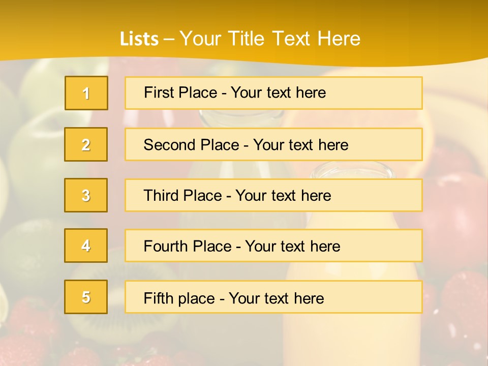 Berry Fresh Juice PowerPoint Template