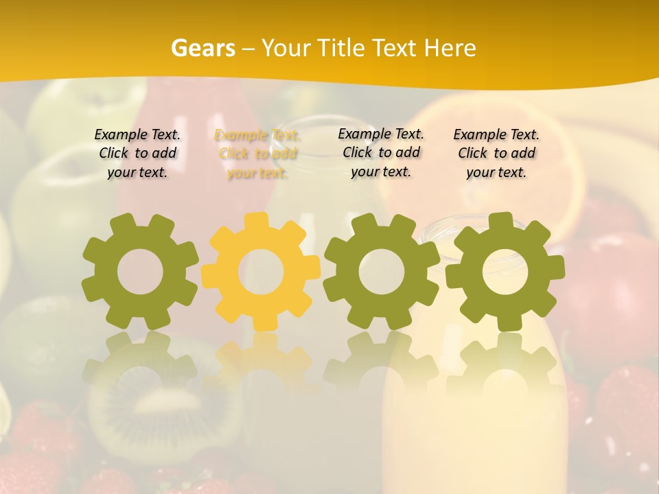 Berry Fresh Juice PowerPoint Template