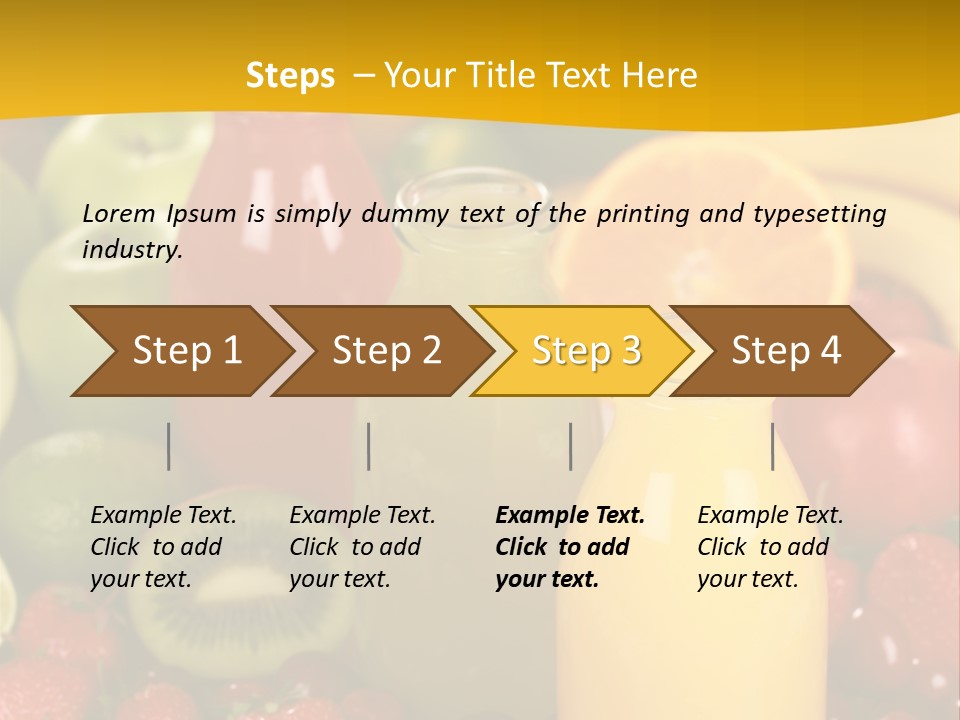 Berry Fresh Juice PowerPoint Template