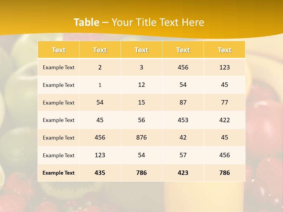 Berry Fresh Juice PowerPoint Template