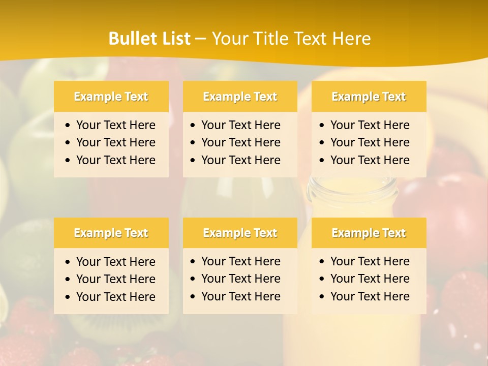 Berry Fresh Juice PowerPoint Template