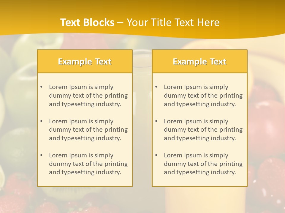 Berry Fresh Juice PowerPoint Template
