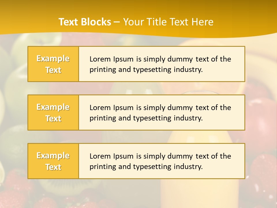 Berry Fresh Juice PowerPoint Template