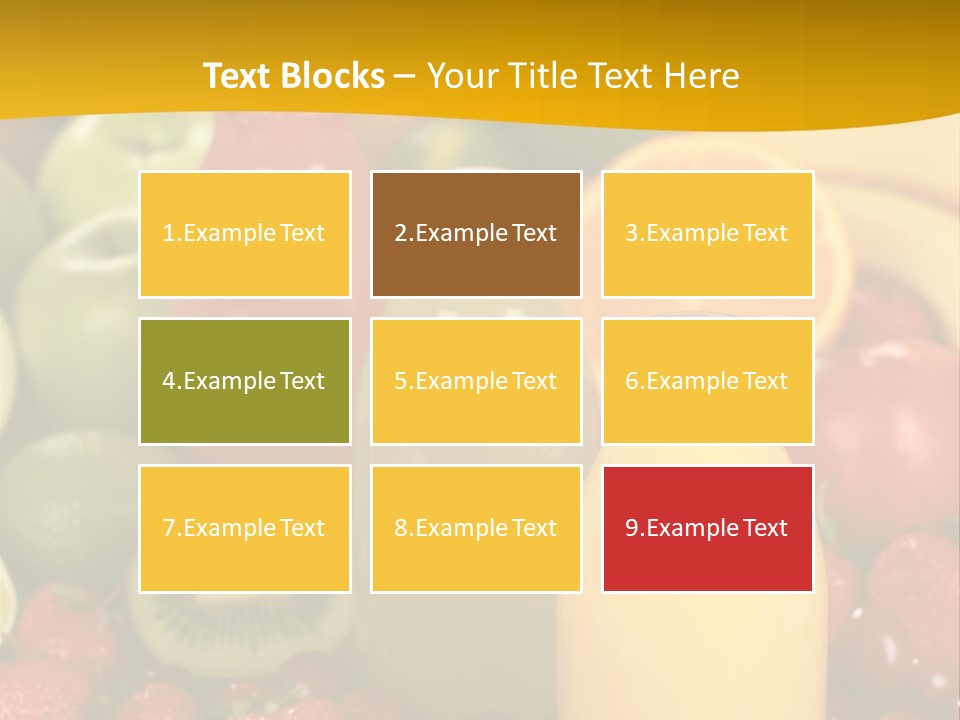 Berry Fresh Juice PowerPoint Template