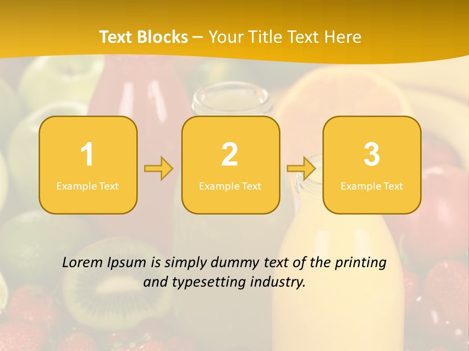 Berry Fresh Juice PowerPoint Template