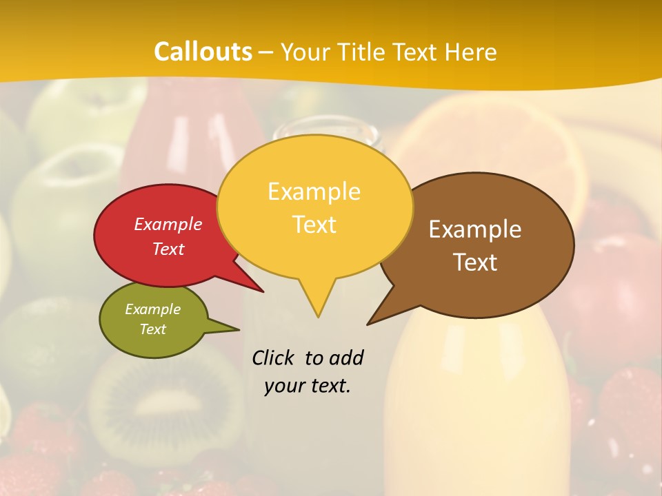 Berry Fresh Juice PowerPoint Template