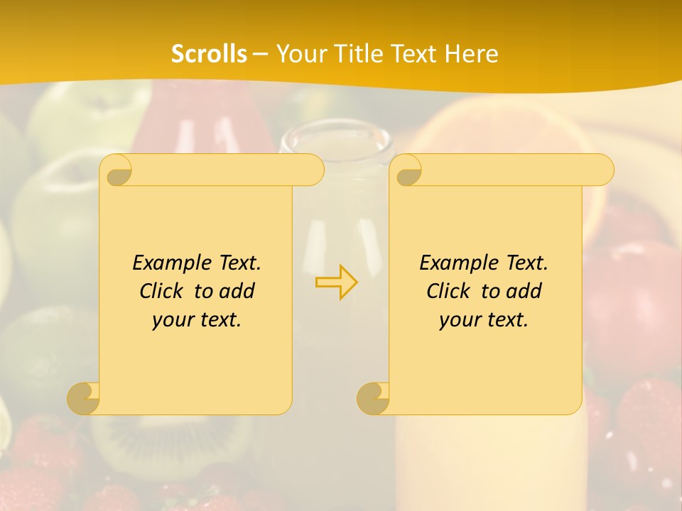 Berry Fresh Juice PowerPoint Template
