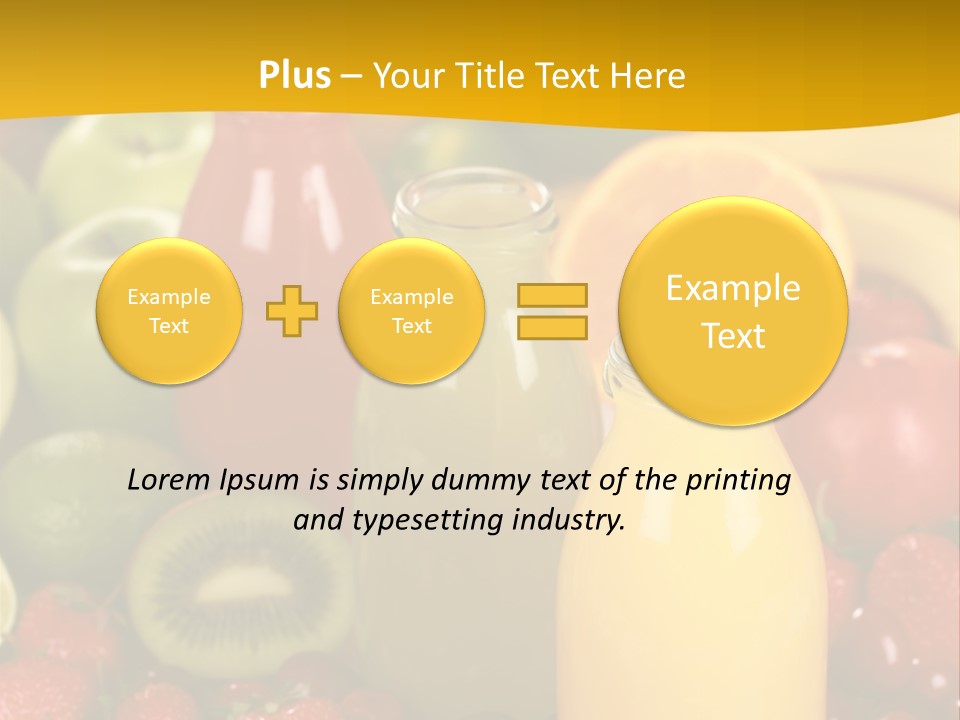 Berry Fresh Juice PowerPoint Template