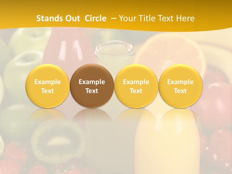 Berry Fresh Juice PowerPoint Template