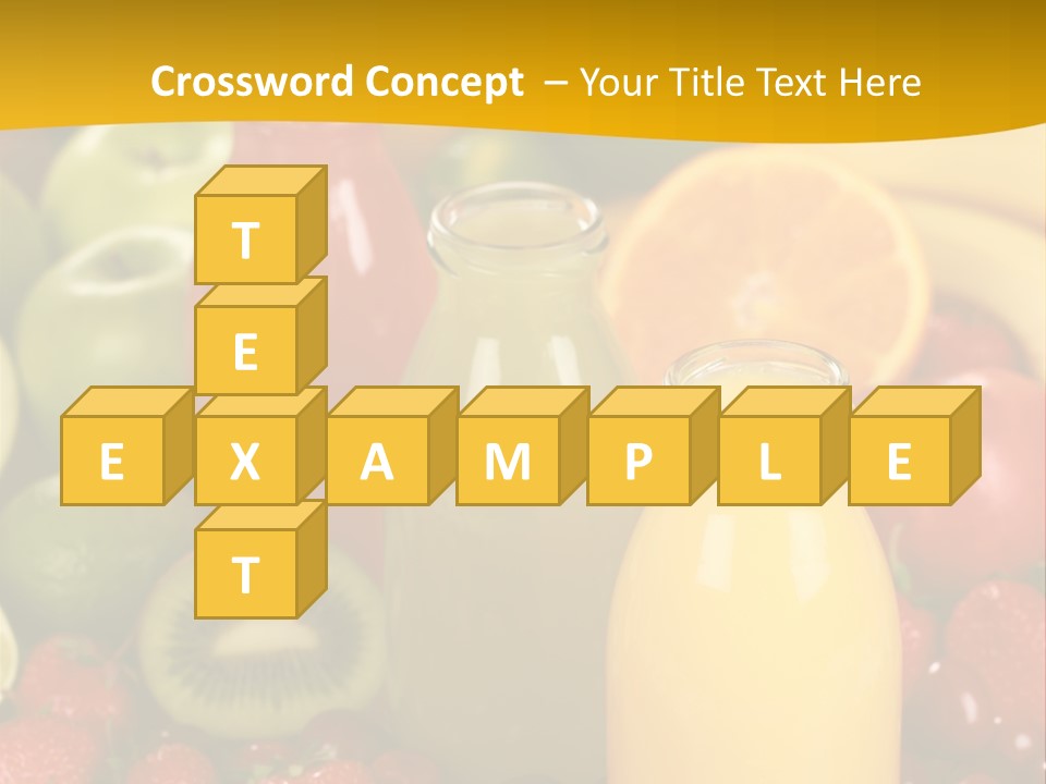 Berry Fresh Juice PowerPoint Template