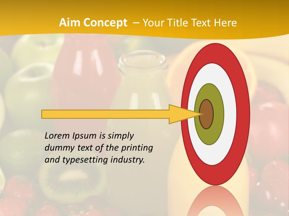 Berry Fresh Juice PowerPoint Template