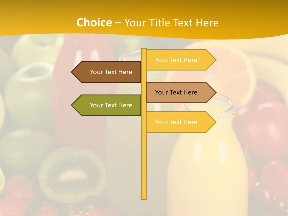 Berry Fresh Juice PowerPoint Template