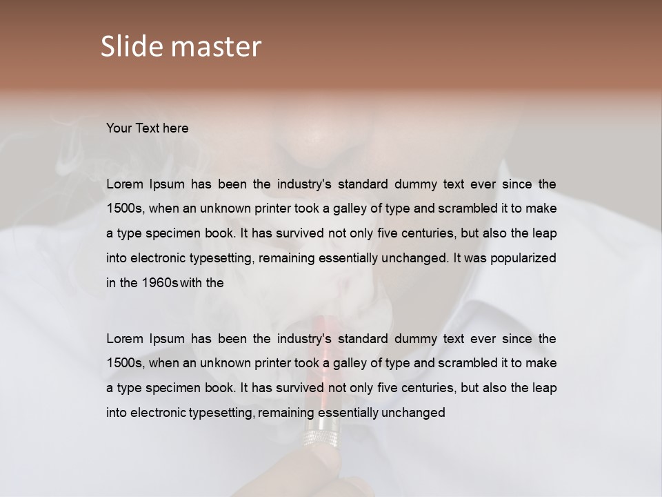 Toxic Substance Male Surrogate PowerPoint Template