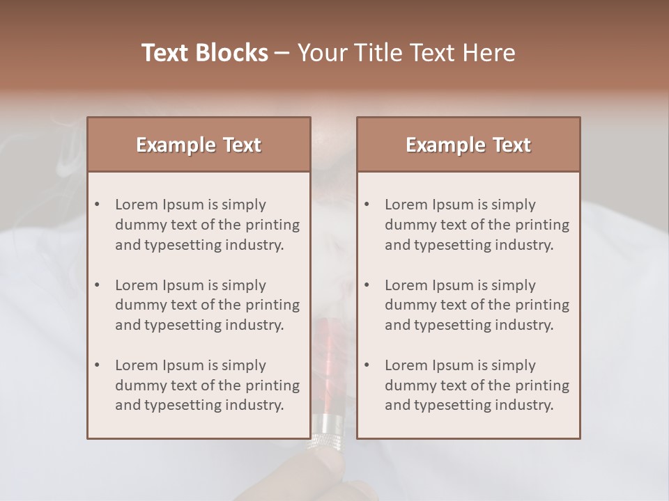 Toxic Substance Male Surrogate PowerPoint Template