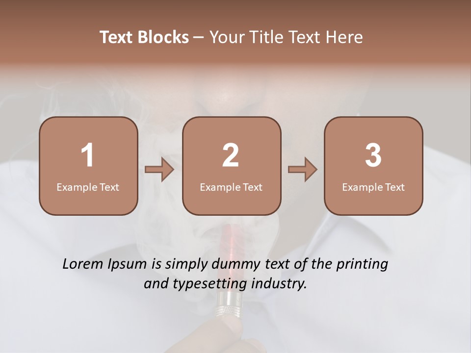 Toxic Substance Male Surrogate PowerPoint Template