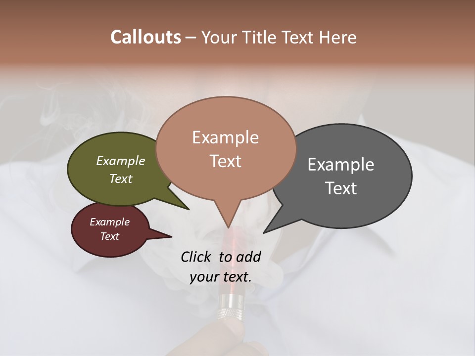 Toxic Substance Male Surrogate PowerPoint Template