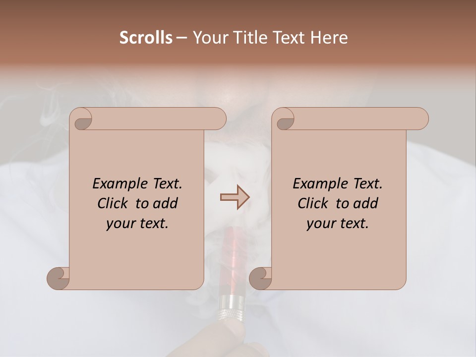 Toxic Substance Male Surrogate PowerPoint Template
