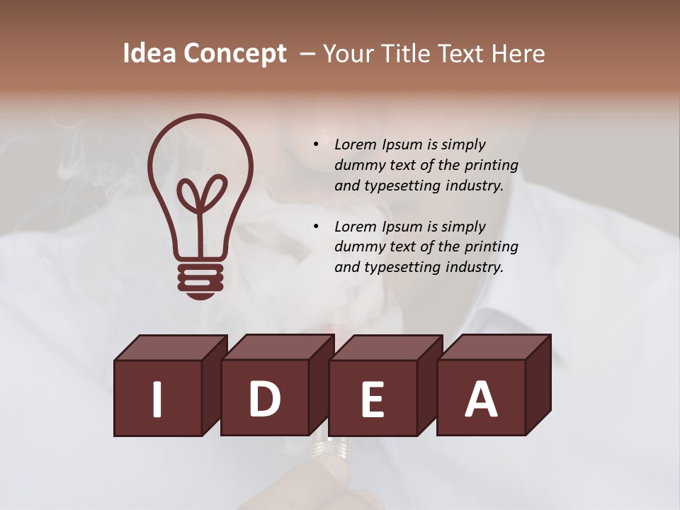 Toxic Substance Male Surrogate PowerPoint Template