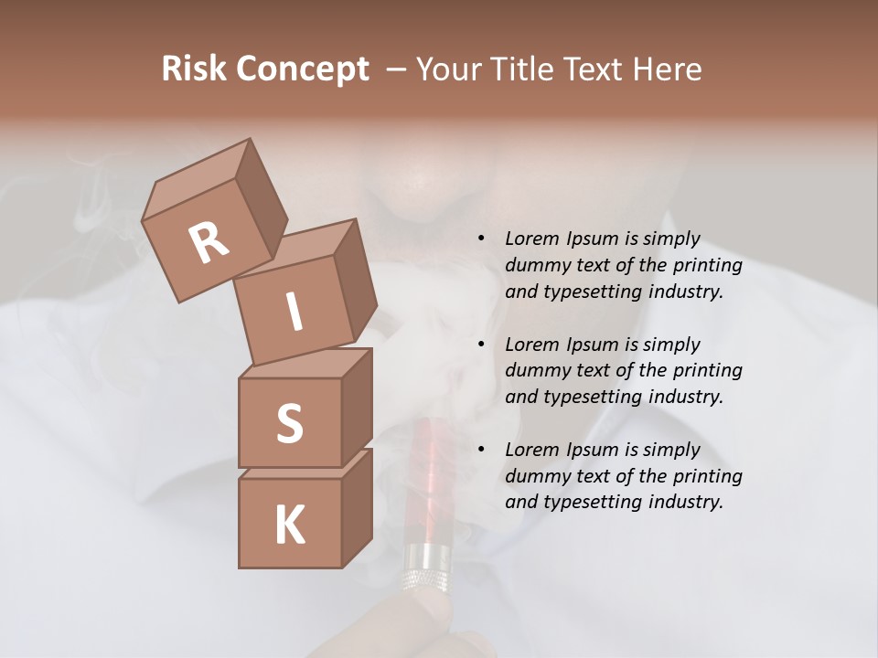Toxic Substance Male Surrogate PowerPoint Template