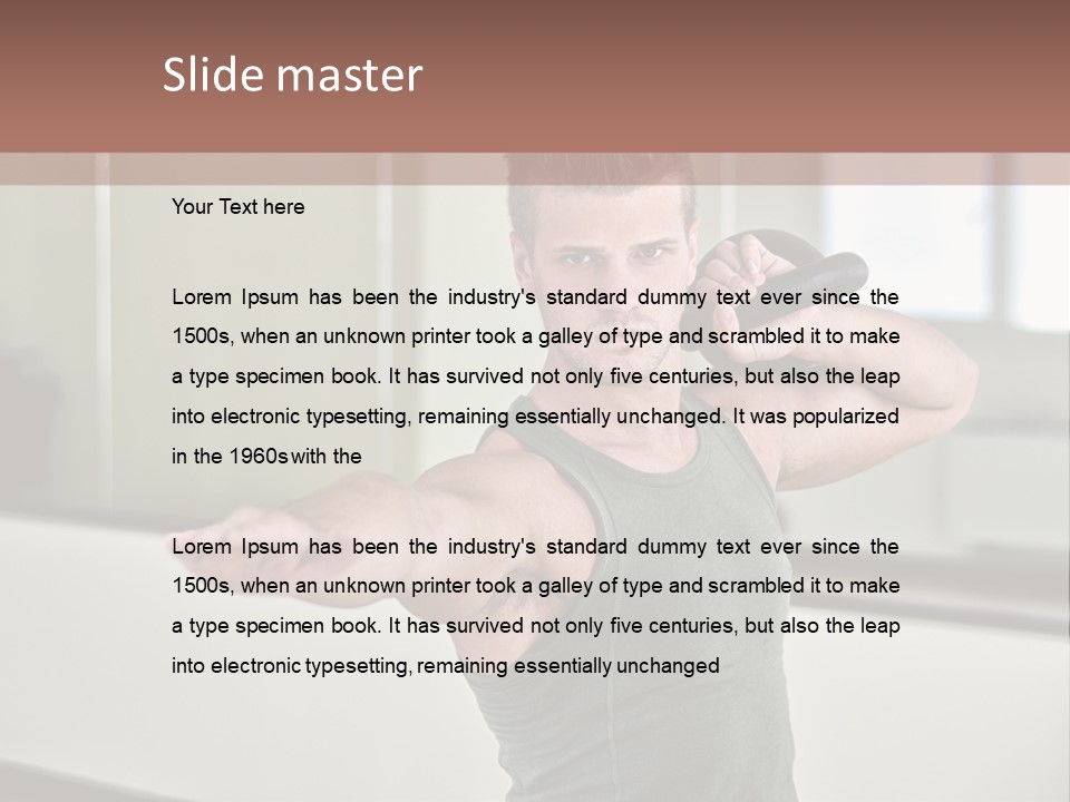 Club Bell Fitness PowerPoint Template