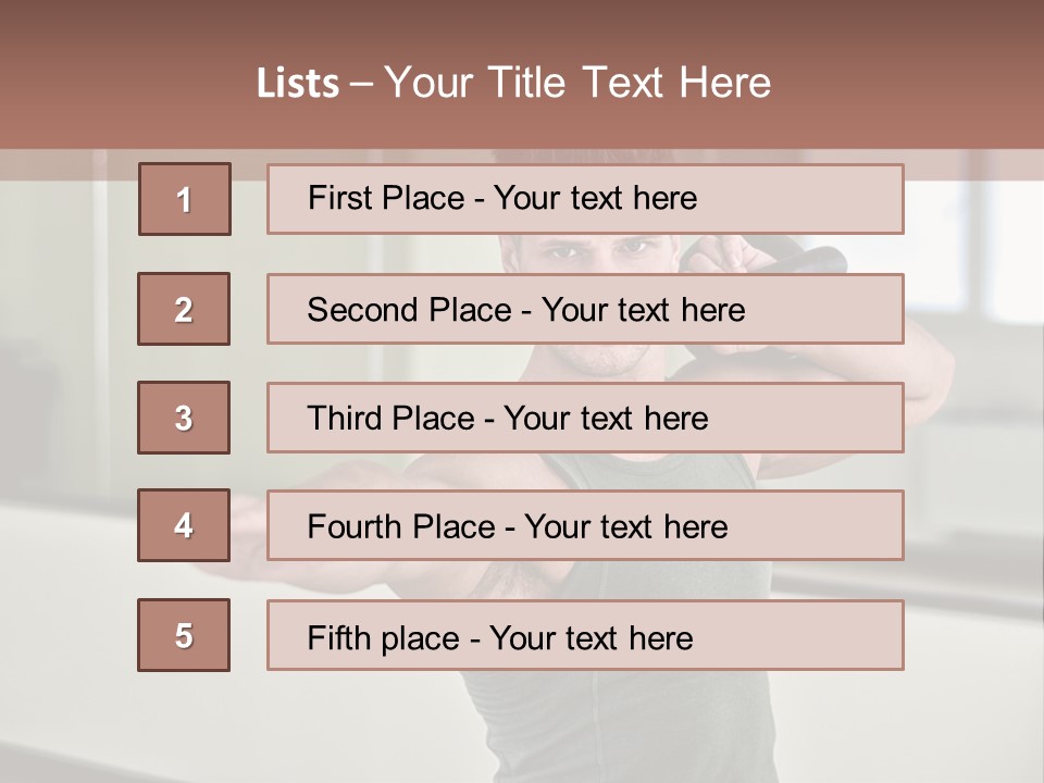 Club Bell Fitness PowerPoint Template